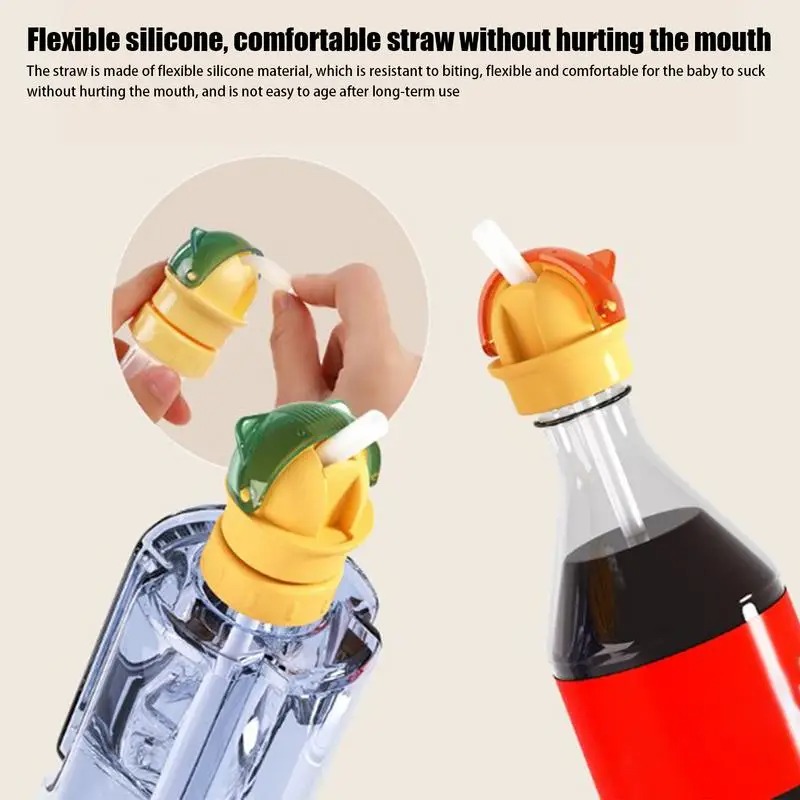 SipEase 2-in-1 Kids Straw Bottle Cap 2