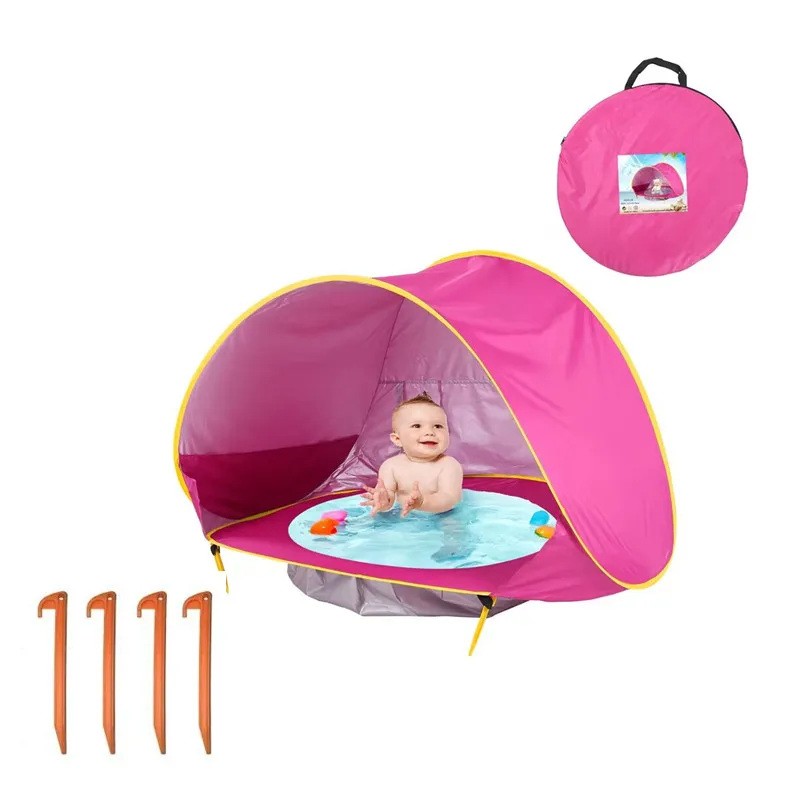 Baby Beach Tent with Splash Pool 8
