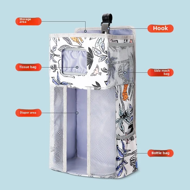 Hanging Diaper Storage Bag for Crib 3