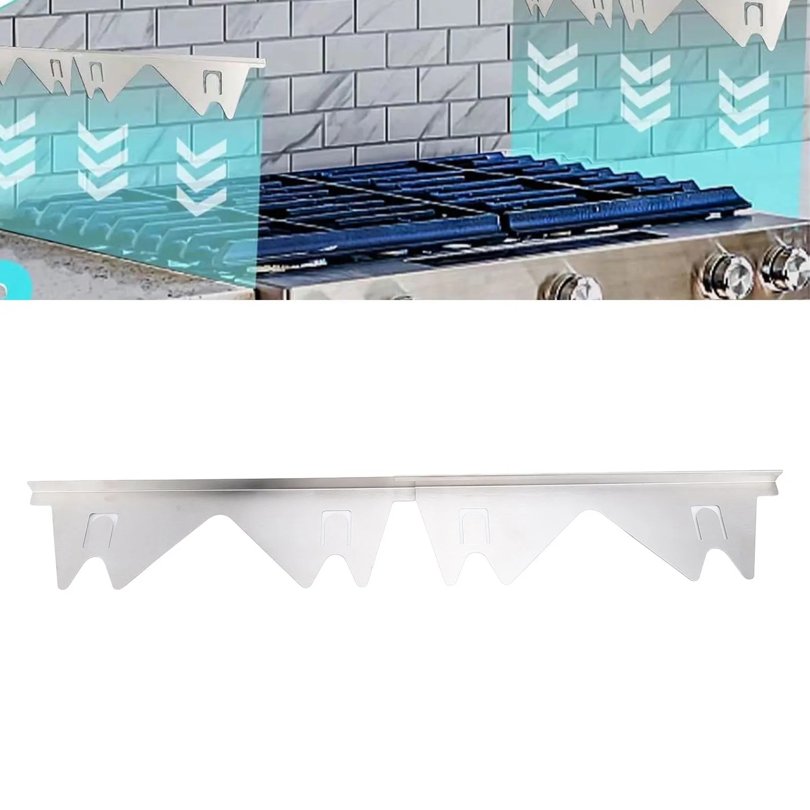 Stainless Steel Stove Gap Covers-2PCS 5