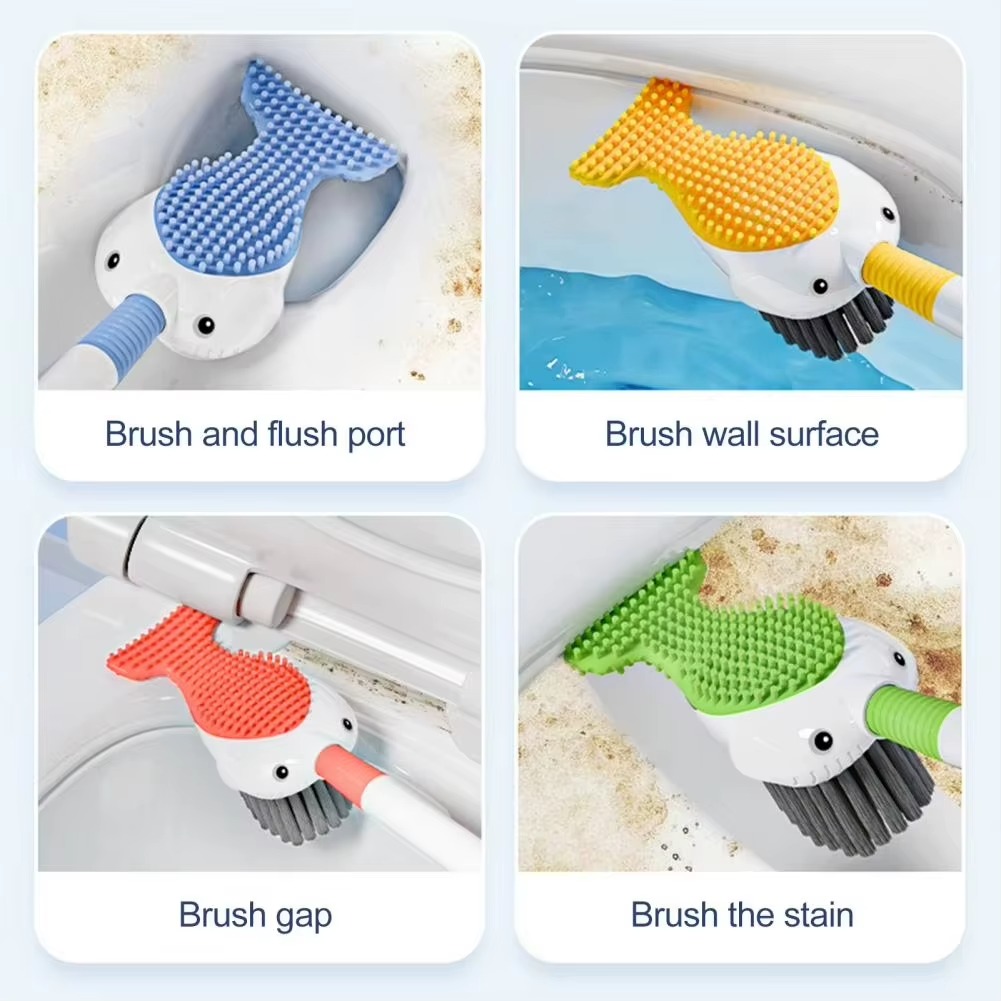 AquaWhale 2-in-1 Toilet Cleaning Brush Set 3