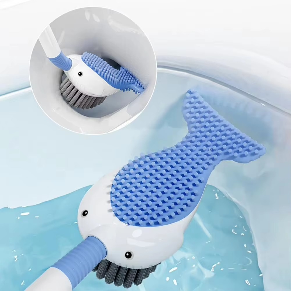 AquaWhale 2-in-1 Toilet Cleaning Brush Set 5