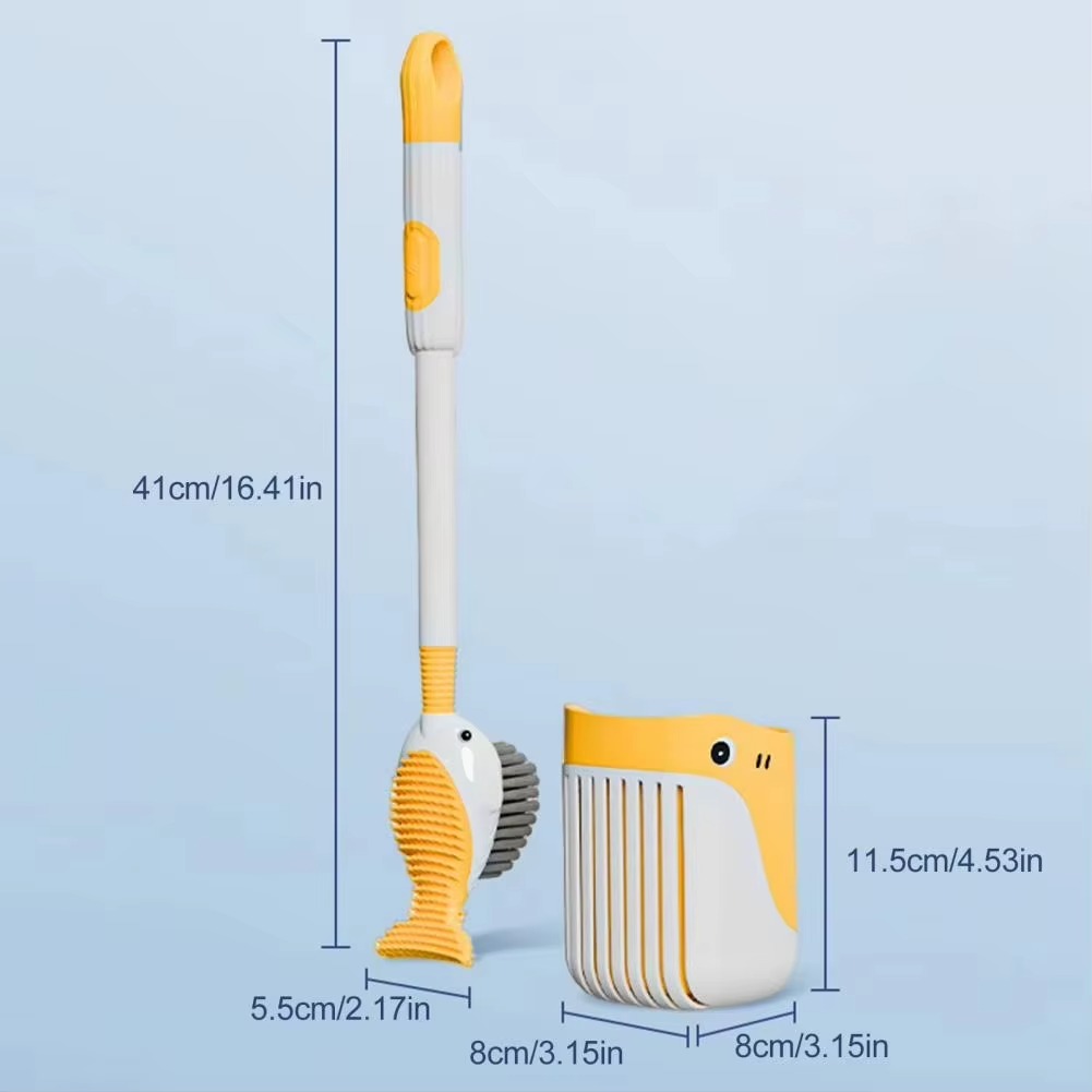 AquaWhale 2-in-1 Toilet Cleaning Brush Set 6