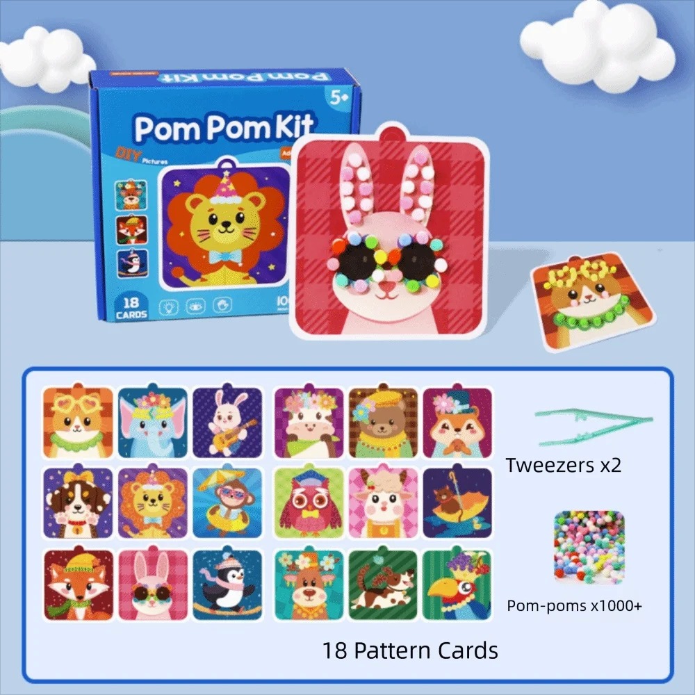 Pom Pom Kit: Animal Dress Up 6