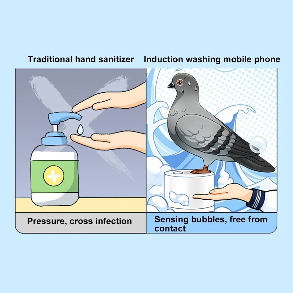 Funny Pigeon Soap Dispenser Product