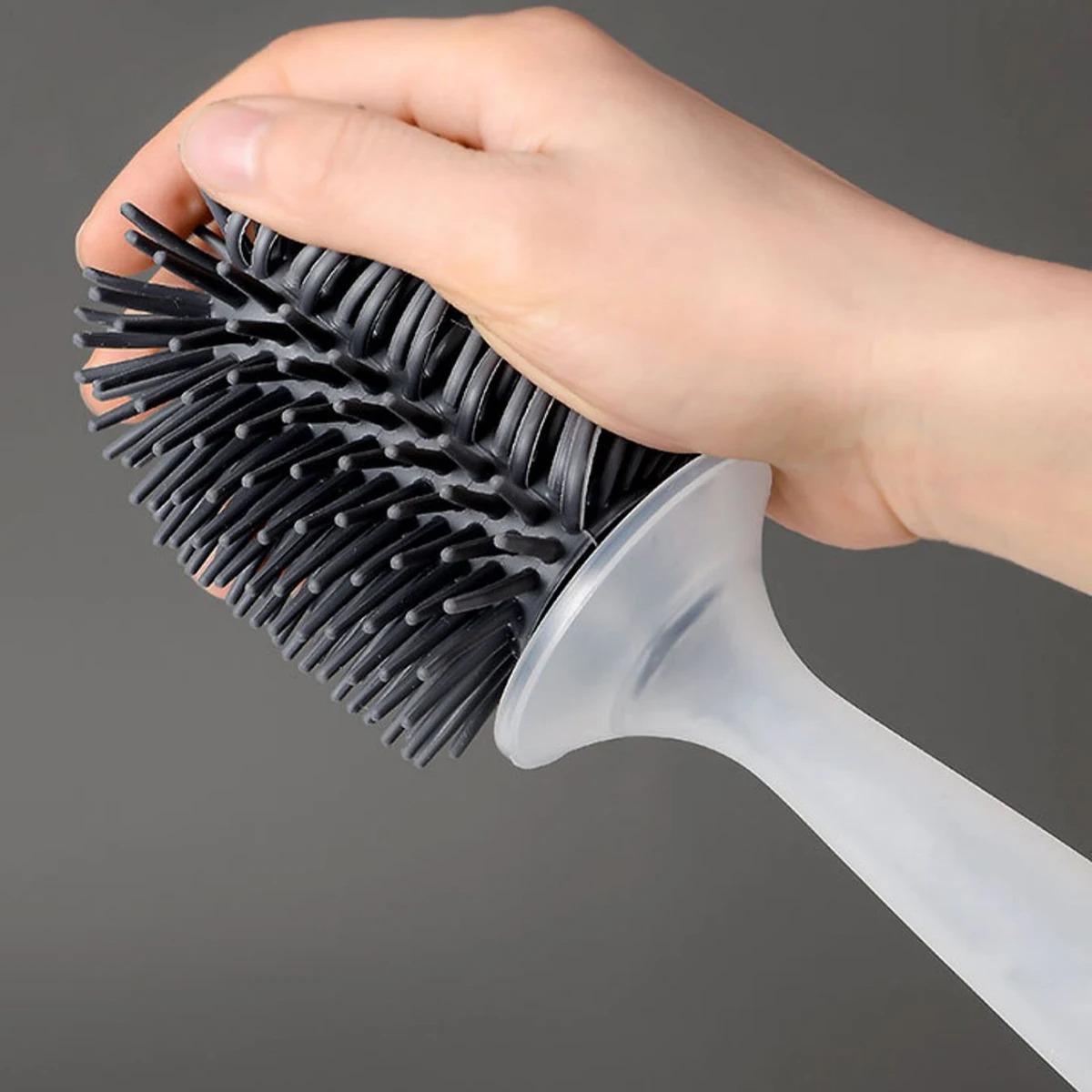 AquaClean Silicone Toilet Brush Set 4