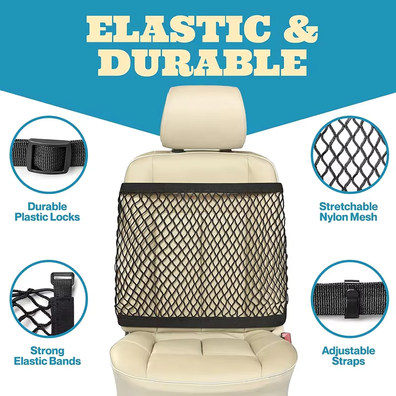 Universal Car Seat Back Storage Net 5