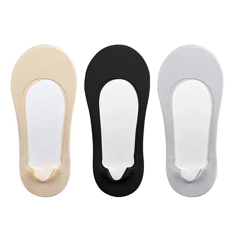 Invisible No-Show Socks-3 Pairs 4