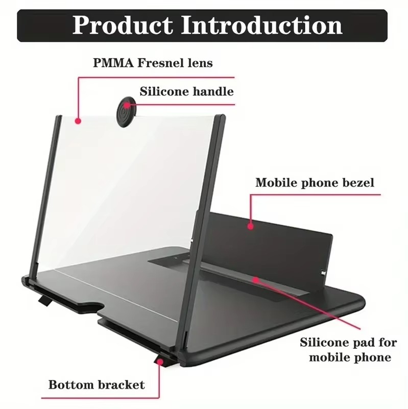Foldable Phone Screen Magnifier