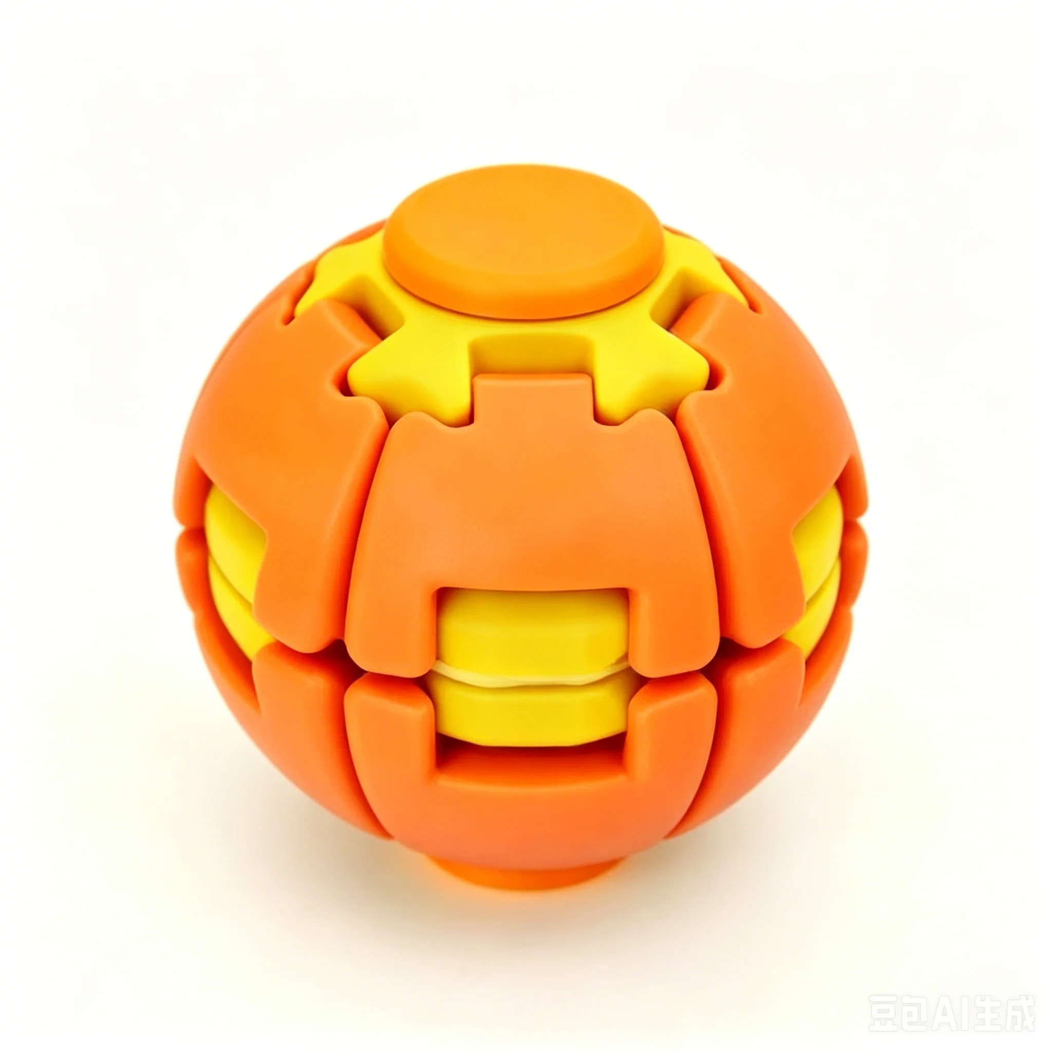 Press-to-Spin Fidget Ball – 3D Printed Sensory Toy 6