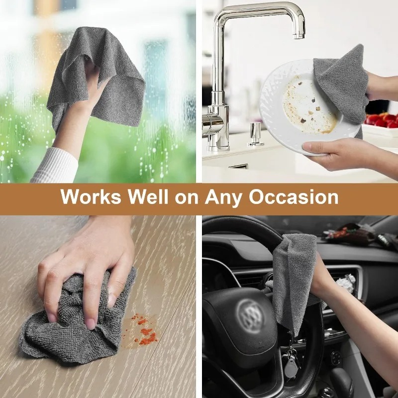 Microfiber Cleaning Cloth Roll 4