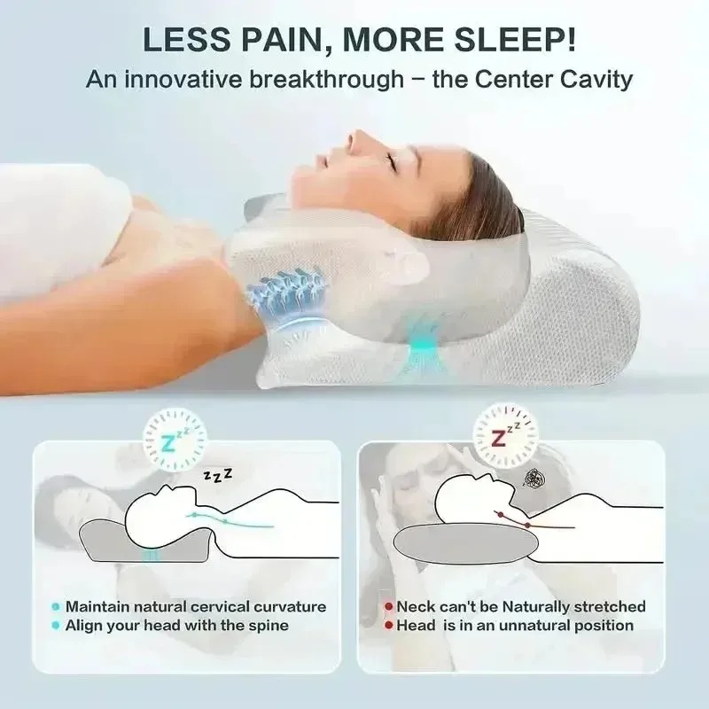 Memory Foam Cervical Pillow – Orthopedic Neck Support 2
