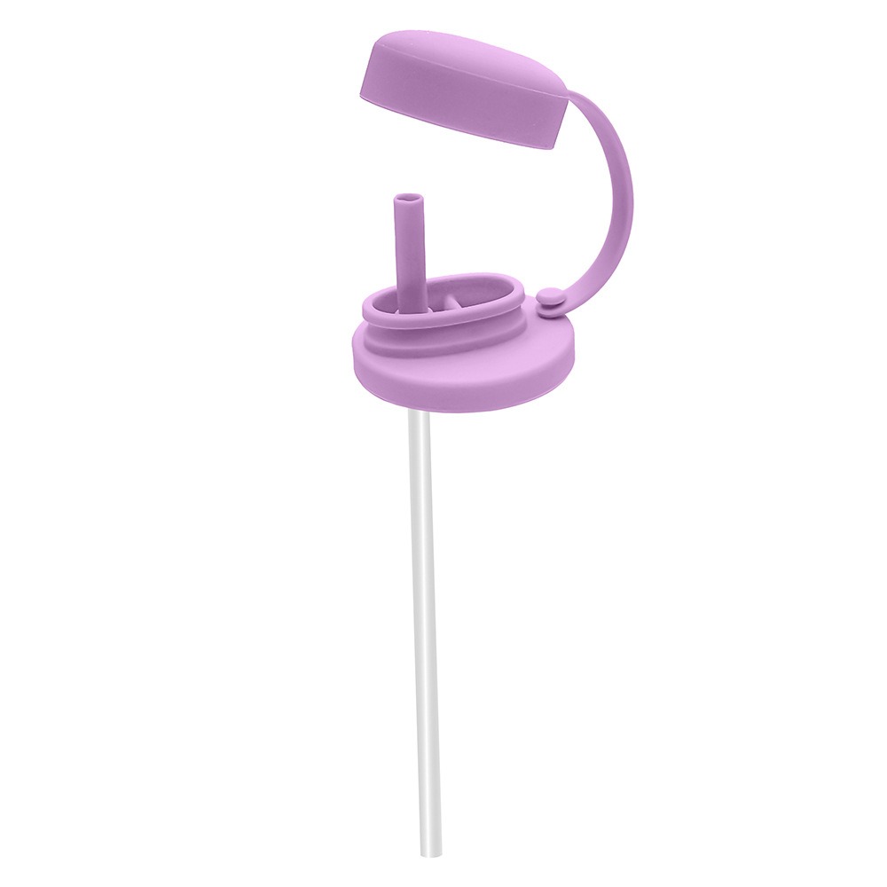 Silicone Can Lid with Straw 6