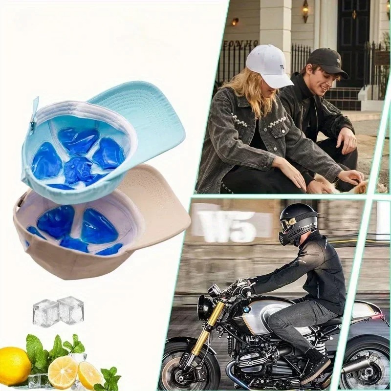Cooling Gel Hat Liner – Helmet & Cap Cooling Insert 2