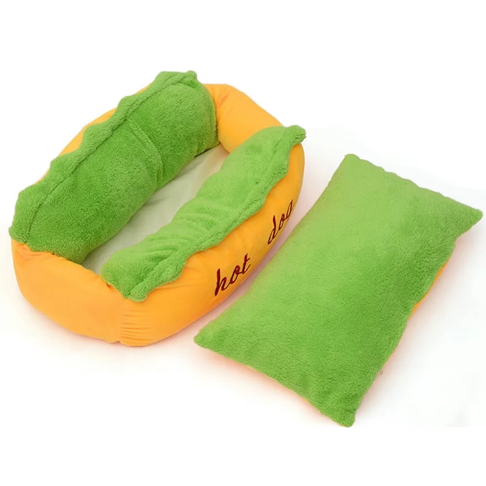 Hot Dog Shape Pet Bed 2