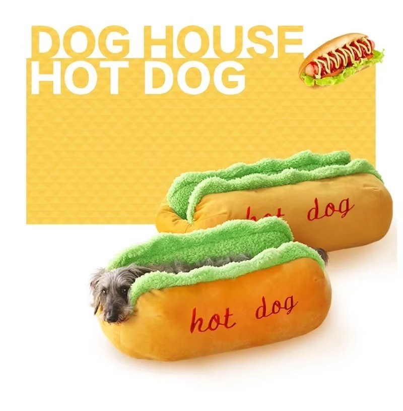 Hot Dog Shape Pet Bed 4