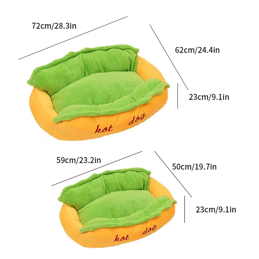 Hot Dog Shape Pet Bed 5