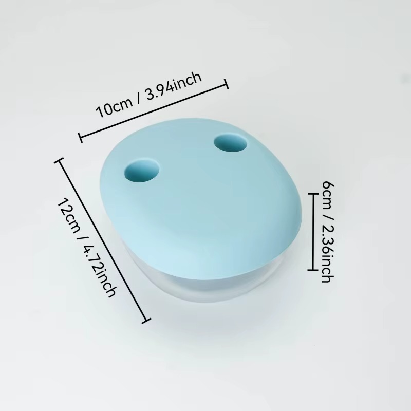 Snack Bowl with Fun Finger Grab Lid 4