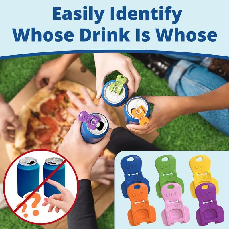 Safe Can Tab Opener & Drink Cover 5