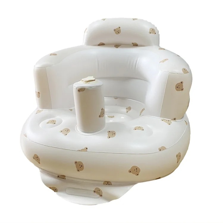 Inflatable Baby Seat with Built-in Air Pump 4