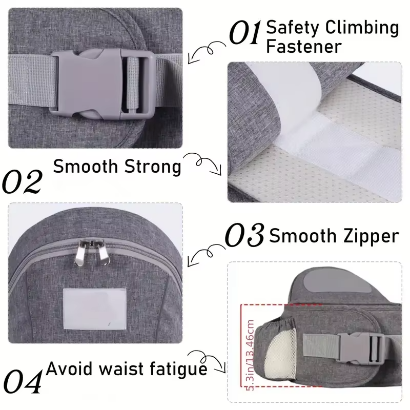 Ergonomic Hip Seat Baby Carrier 5