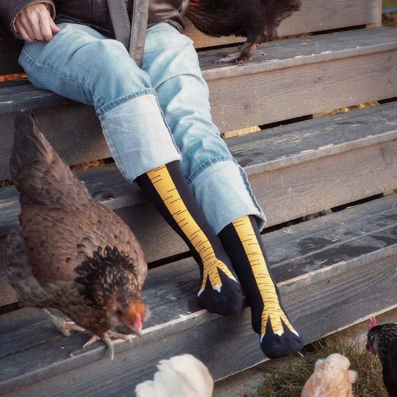 Chicken Leg Thigh High Socks 3