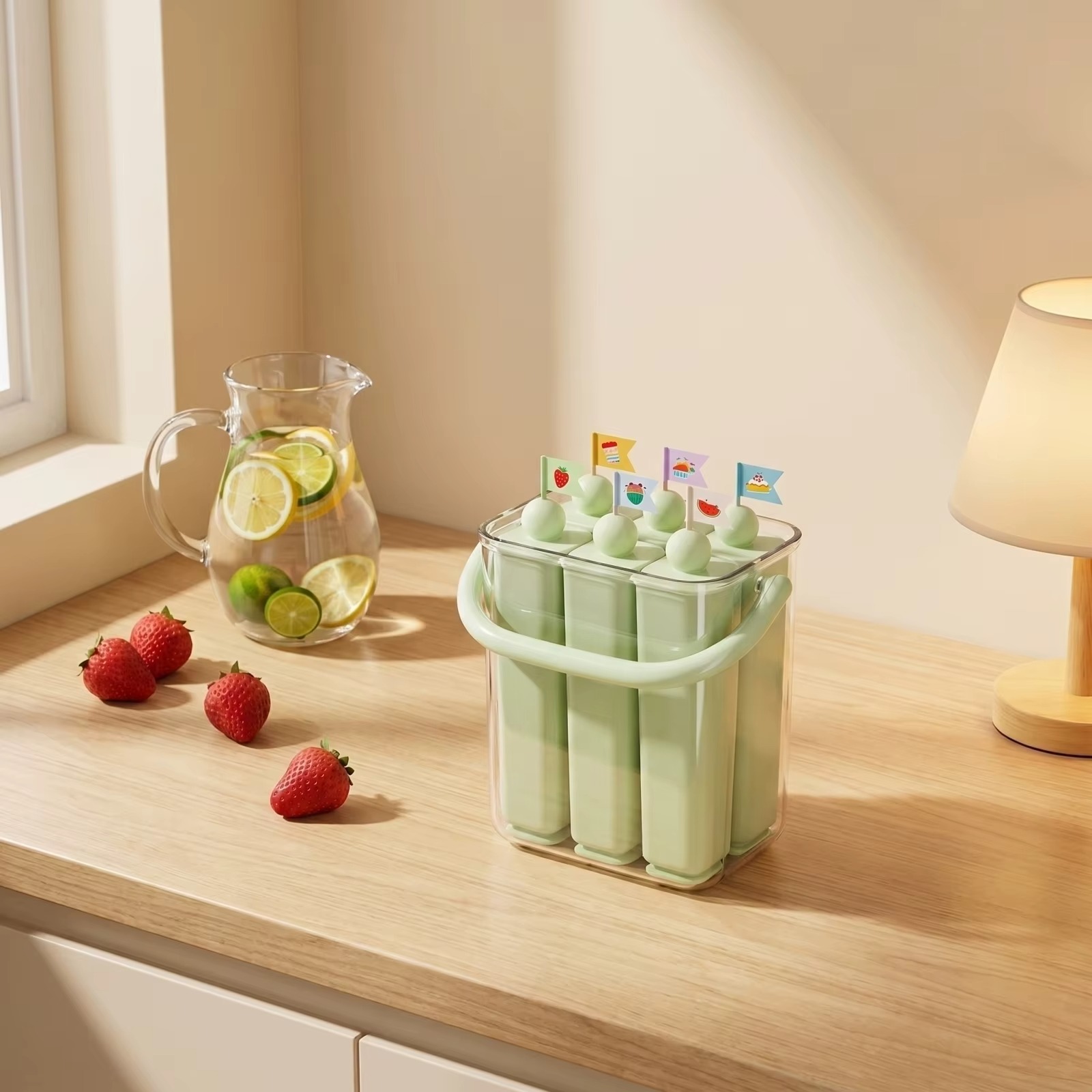 Reusable Ice Pop Mold & Ice Bar Maker 2